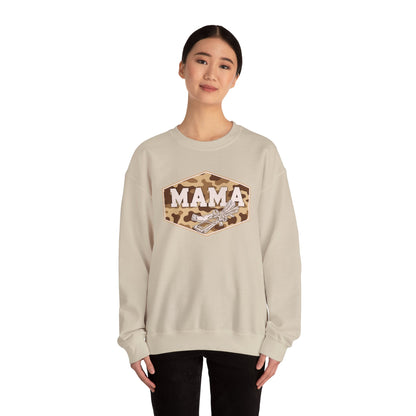camo string cheese mama crewneck, hunting season premium unisex crewneck sweatshirt heavy blend sweater, mothersdaygift, first time mom gift