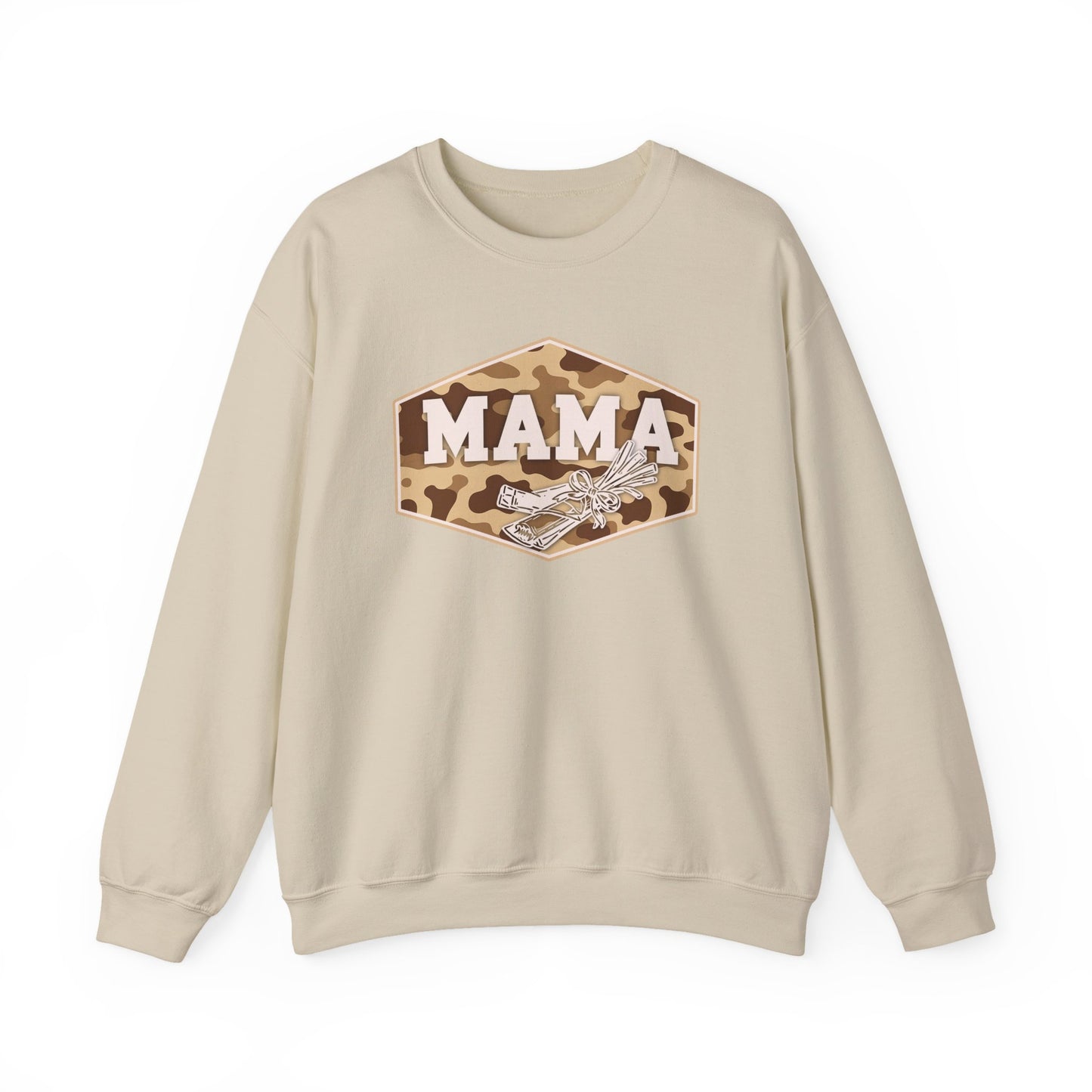 camo string cheese mama crewneck, hunting season premium unisex crewneck sweatshirt heavy blend sweater, mothersdaygift, first time mom gift