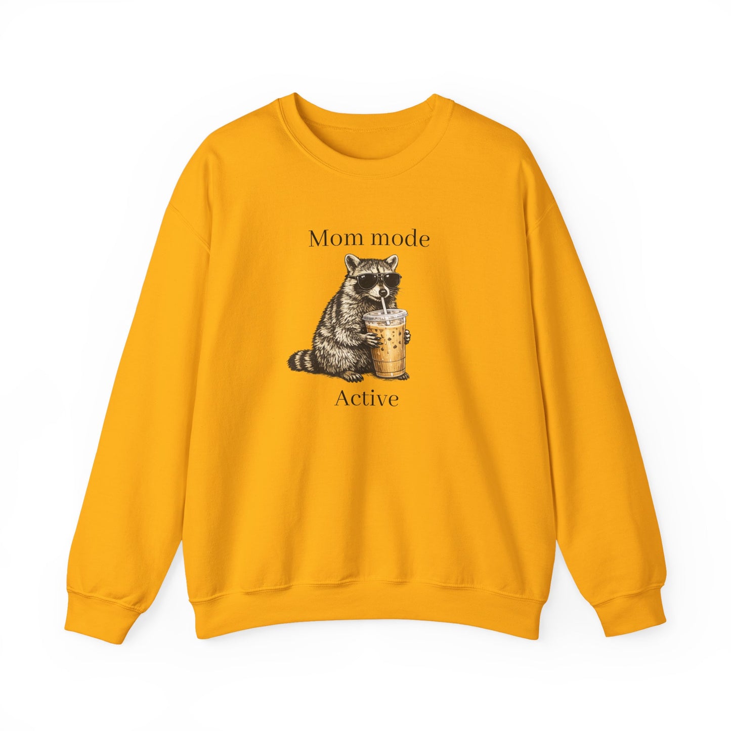 racoon mom coffee and chaos crewneck, premium unisex crewneck sweatshirt dumpster fire response team, mothersdaygift