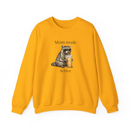 racoon mom coffee and chaos crewneck, premium unisex crewneck sweatshirt dumpster fire response team, mothersdaygift
