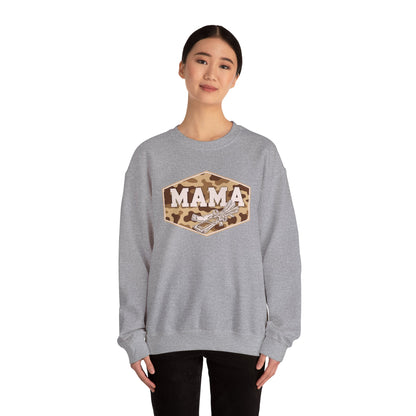 camo string cheese mama crewneck, hunting season premium unisex crewneck sweatshirt heavy blend sweater, mothersdaygift, first time mom gift