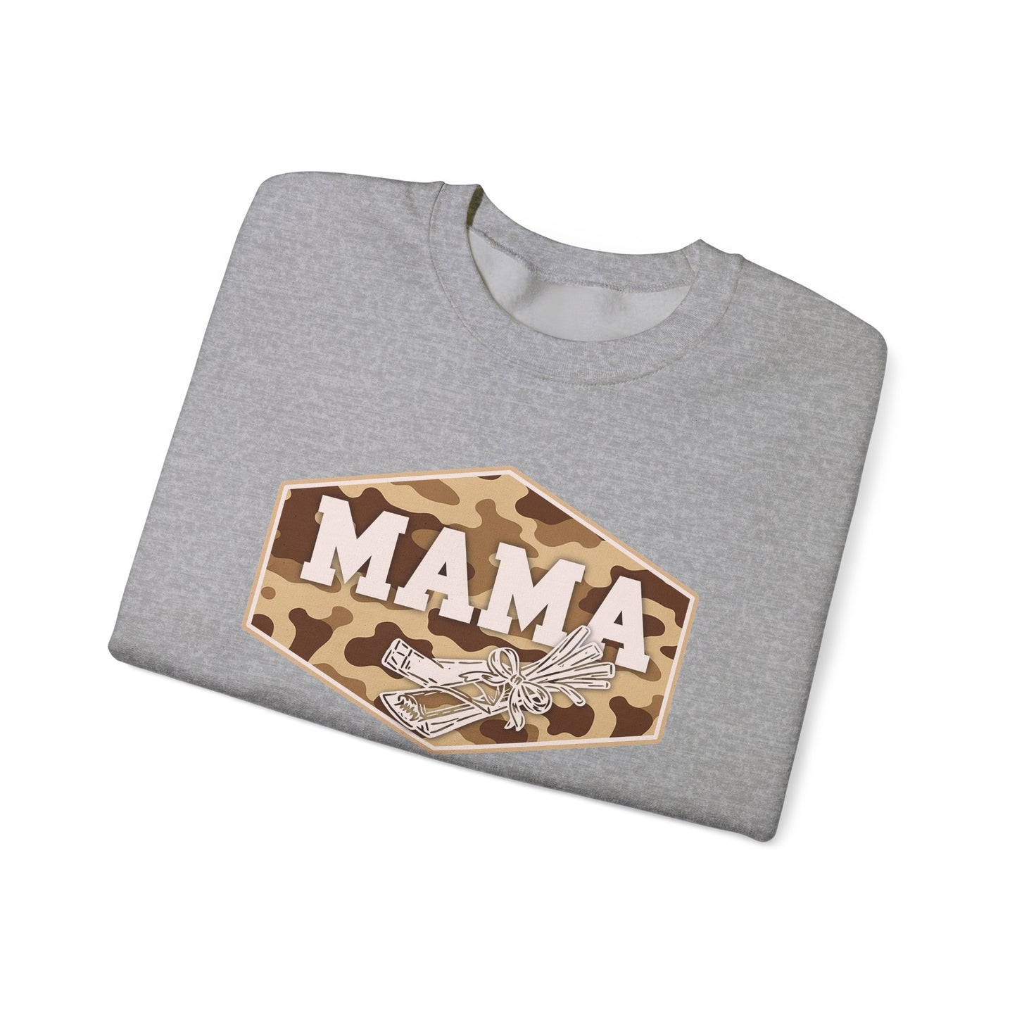 camo string cheese mama crewneck, hunting season premium unisex crewneck sweatshirt heavy blend sweater, mothersdaygift, first time mom gift