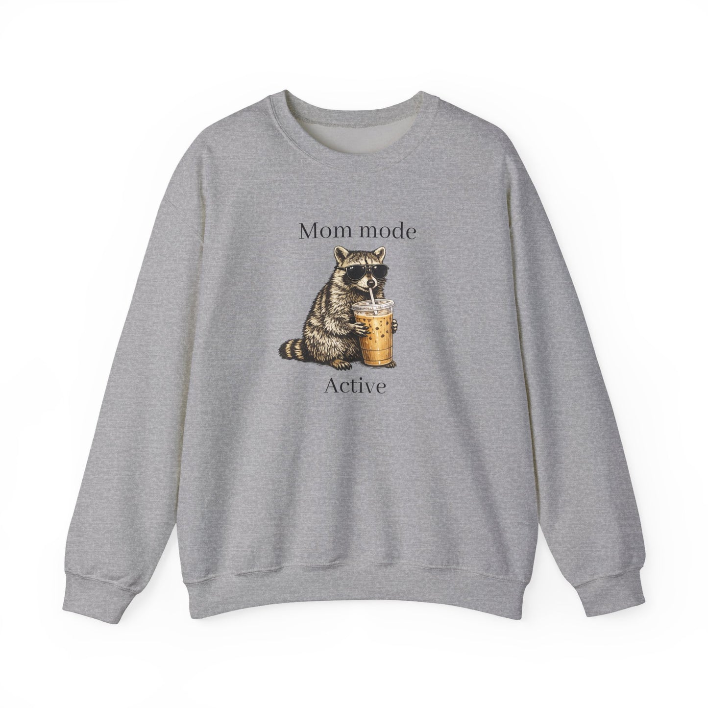racoon mom coffee and chaos crewneck, premium unisex crewneck sweatshirt dumpster fire response team, mothersdaygift
