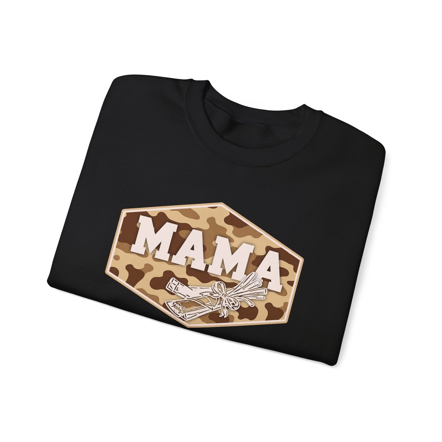 camo string cheese mama crewneck, hunting season premium unisex crewneck sweatshirt heavy blend sweater, mothersdaygift, first time mom gift