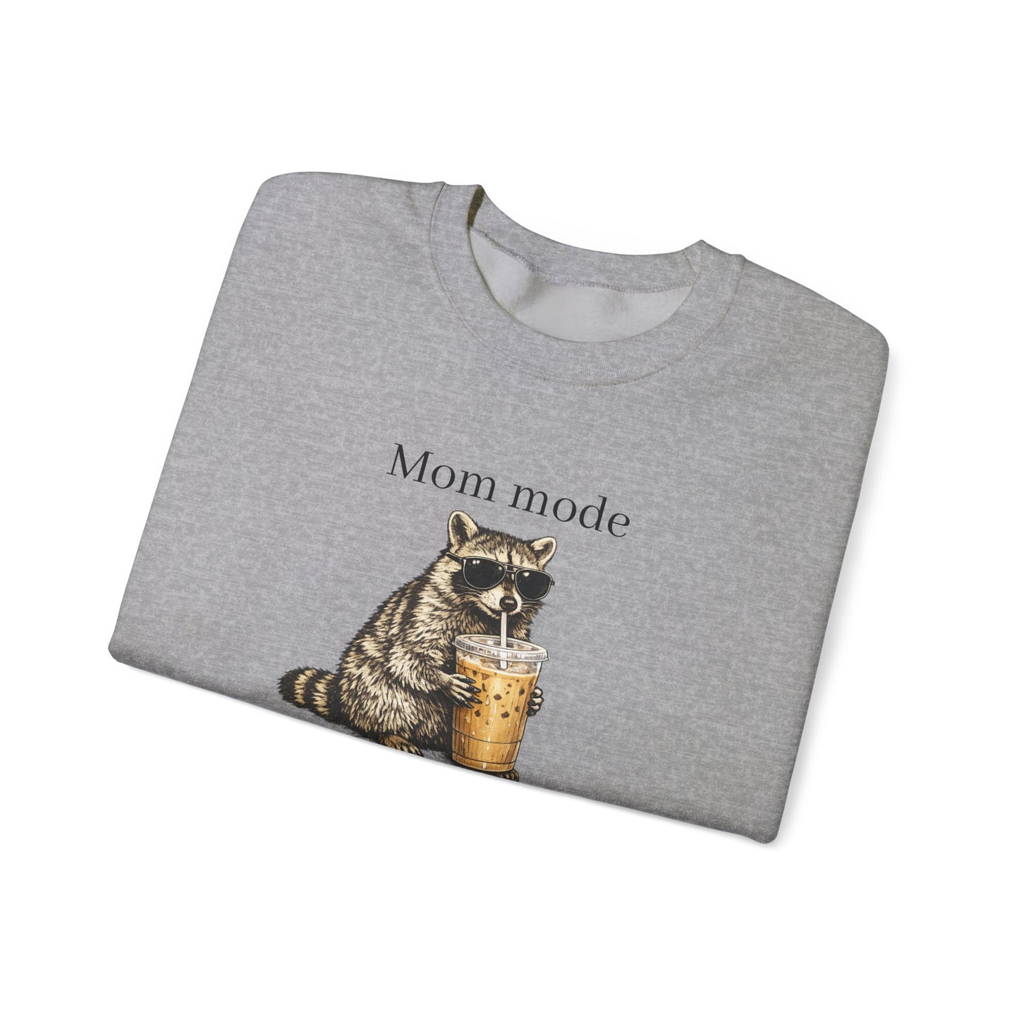 racoon mom coffee and chaos crewneck, premium unisex crewneck sweatshirt dumpster fire response team, mothersdaygift