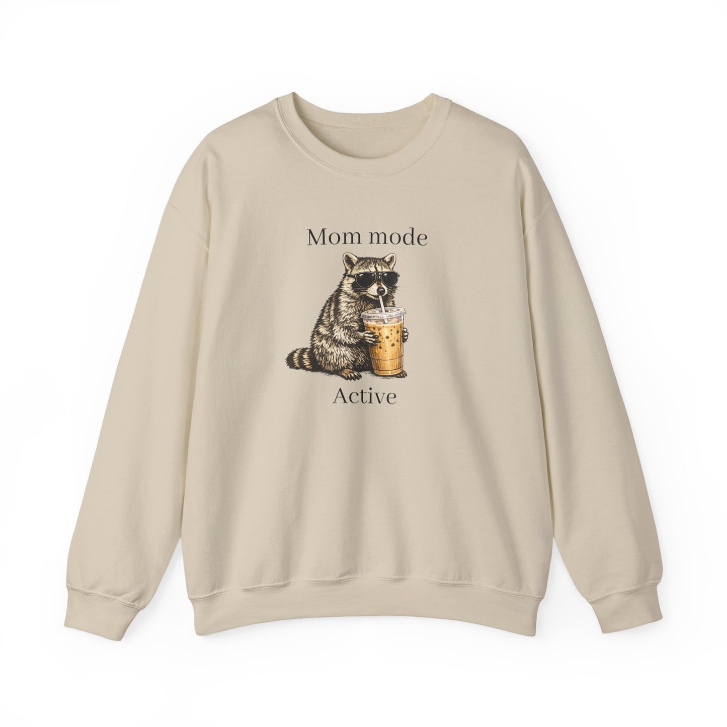 racoon mom coffee and chaos crewneck, premium unisex crewneck sweatshirt dumpster fire response team, mothersdaygift