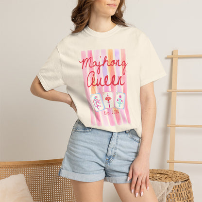 mahjong shirt, mahjong girl night games gift ideas, mahjong apparel, womenclothing