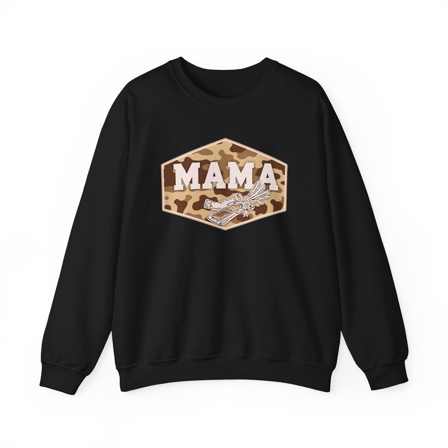camo string cheese mama crewneck, hunting season premium unisex crewneck sweatshirt heavy blend sweater, mothersdaygift, first time mom gift