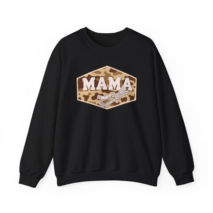 camo string cheese mama crewneck, hunting season premium unisex crewneck sweatshirt heavy blend sweater, mothersdaygift, first time mom gift