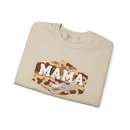 camo string cheese mama crewneck, hunting season premium unisex crewneck sweatshirt heavy blend sweater, mothersdaygift, first time mom gift