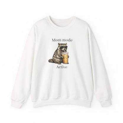 racoon mom coffee and chaos crewneck, premium unisex crewneck sweatshirt dumpster fire response team, mothersdaygift