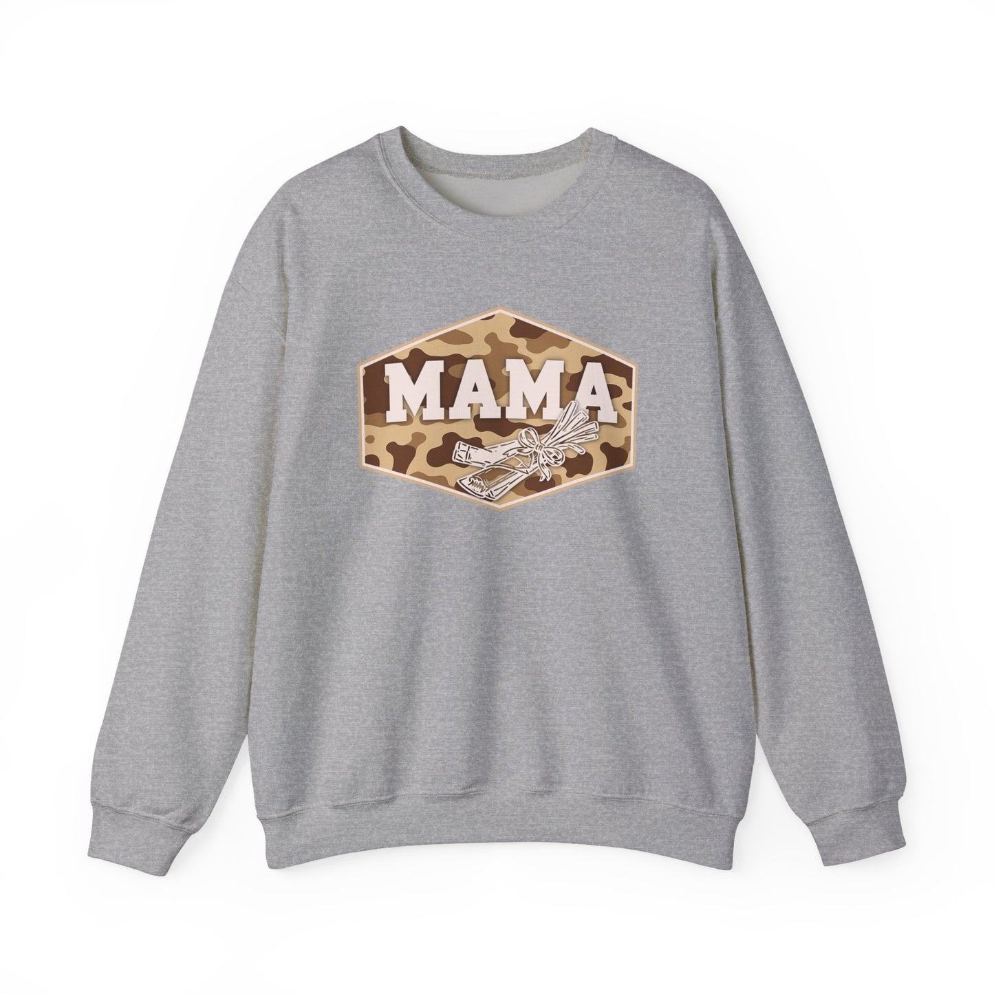 camo string cheese mama crewneck, hunting season premium unisex crewneck sweatshirt heavy blend sweater, mothersdaygift, first time mom gift