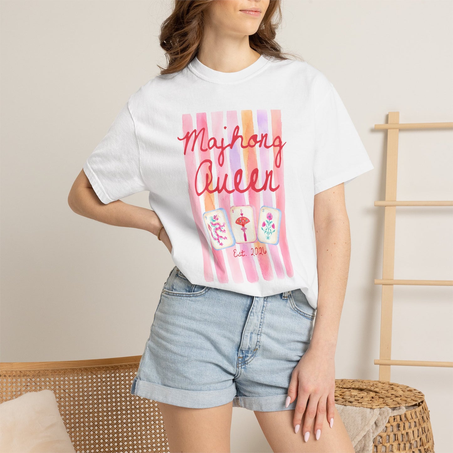 mahjong shirt, mahjong girl night games gift ideas, mahjong apparel, womenclothing